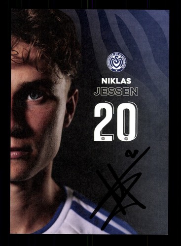 Niklas jessen autogrammkarte - niklas,