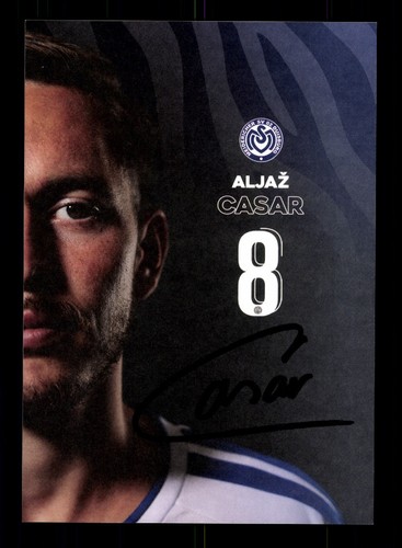 Aljaz casar autogrammkarte msv - aljaz,