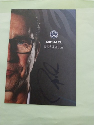 Autogrammkarte msv duisburg - autogrammkarte,