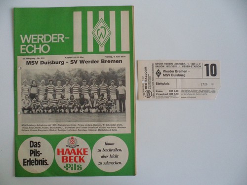 Werder bremen msv duisburg - werder,