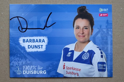Barbara dunst autogrammkarte - dunst,