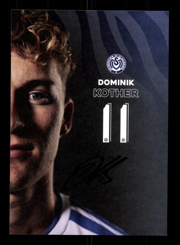 Dominik kother autogrammkarte - dominik,