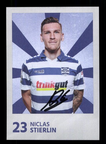 Niclas stierlin autogrammkarte - stierlin,