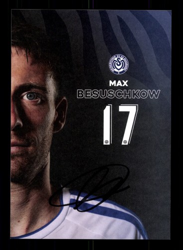 Max besuschkow autogrammkarte - max,