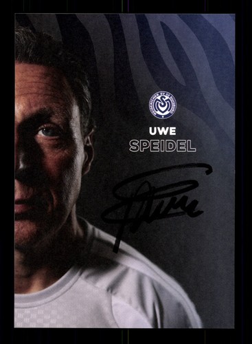 Uwe speidel autogrammkarte msv - uwe,