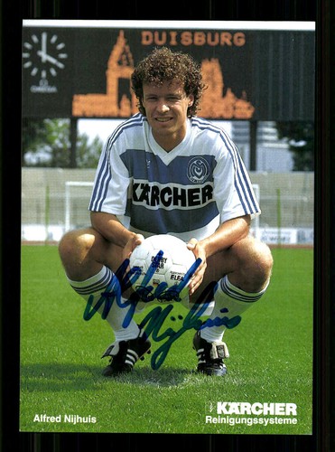 Autogrammkarte msv duisburg - autogrammkarte,