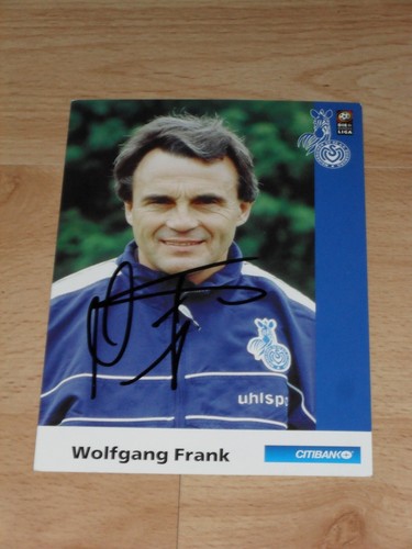 Autogrammkarte wolfgang frank - autogrammkarte,