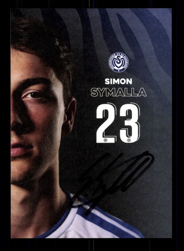 Simon symalla autogrammkarte - symalla,