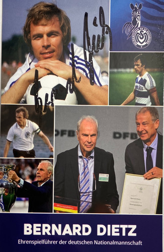 Autogramm bernard dietz dfb - bernard,