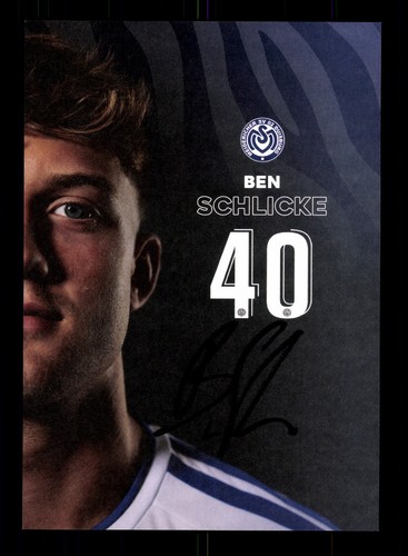 Ben schlicke autogrammkarte - ben,