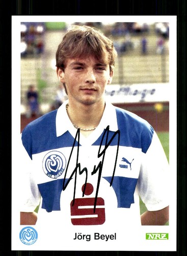 Jörg beyel autogrammkarte msv - autogrammkarte,