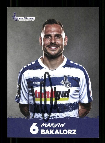 Marvin bakalorz autogrammkarte - marvin,