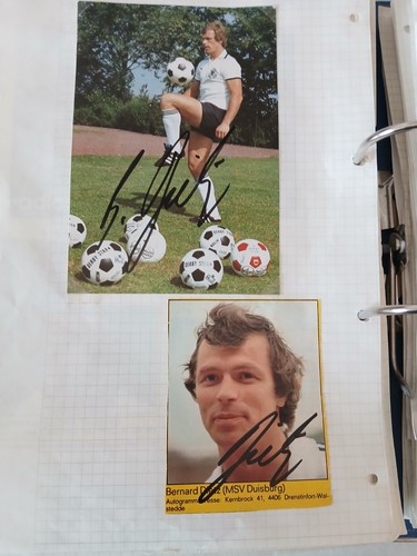 Msv duisburg autogrammkarten - msv,