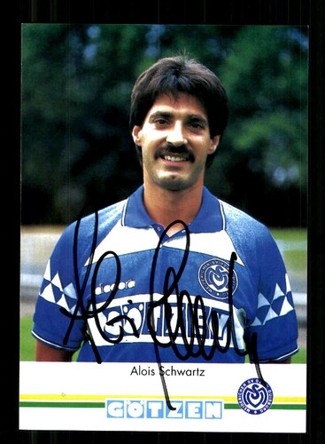 Alois schwartz autogrammkarte - alois,