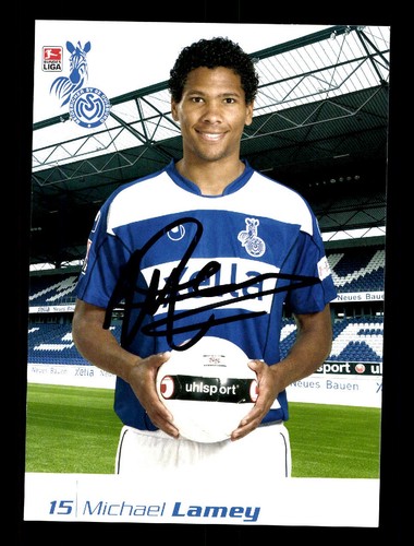 Michael lamey autogrammkarte - lamey,