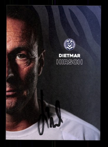 Dietmar hirsch autogrammkarte - hirsch,