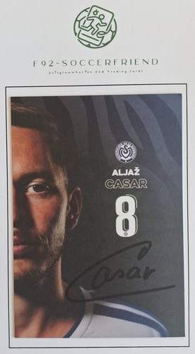Aljaz casar autogrammkarte - casar,