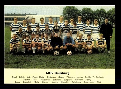 Msv duisburg mannschaftskarte - msv,