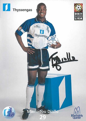 Autogrammkarte mamadou diallo - mamadou,