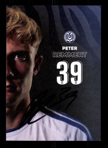 Peter remmert autogrammkarte - peter,