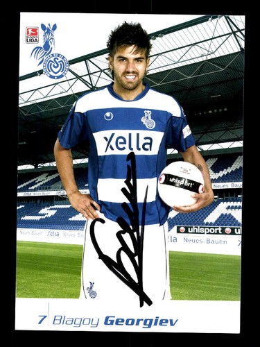Blagoy georgiev autogrammkarte - georgiev,