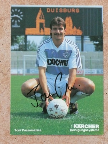 Msv duisburg autogrammkarte - 1,