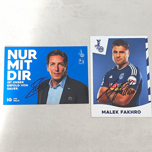 Msv duisburg autogrammkarten - duisburg,