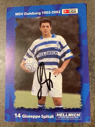 Msv duisburg autogrammkarte - msv,