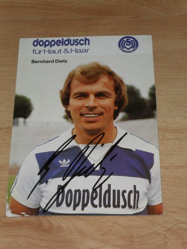 Autogrammkarte bernhard dietz - autogrammkarte,
