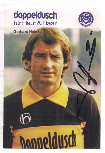 Autogramm gerhard heinze - gerhard,