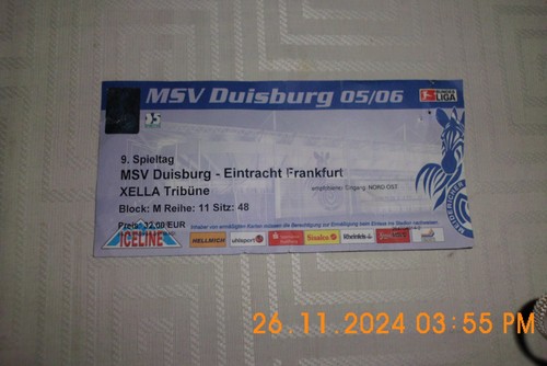 TICKET/EINTRITTSKARTE