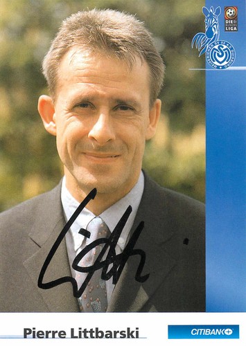 Autogramm pierre littbarski - littbarski,
