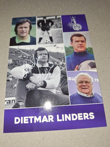 Autogrammkarte dietmar linders - dietmar,
