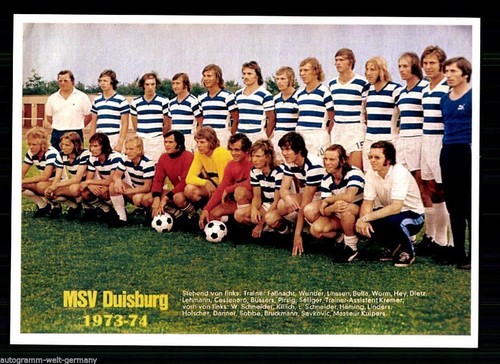 Msv duisburg mannschaftskarte - msv,